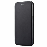 Луксозен кожен калъф тефтер ултра тънък Wallet FLEXI и стойка за Apple iPhone 11 6.1 черен
